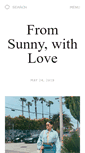 Mobile Screenshot of fromsunnywithlove.com